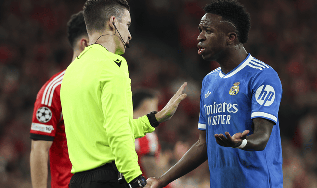 维尼修斯引爆比赛冲突：比赛暂停穆帅被罚下，孰是孰非引发矛盾