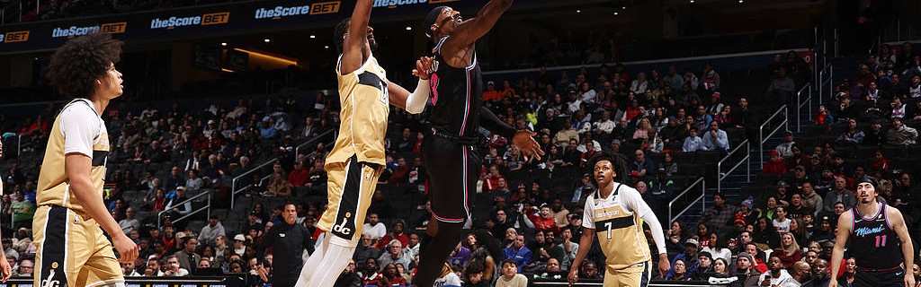 阿德巴约22分萨尔12+12 热火大胜奇才